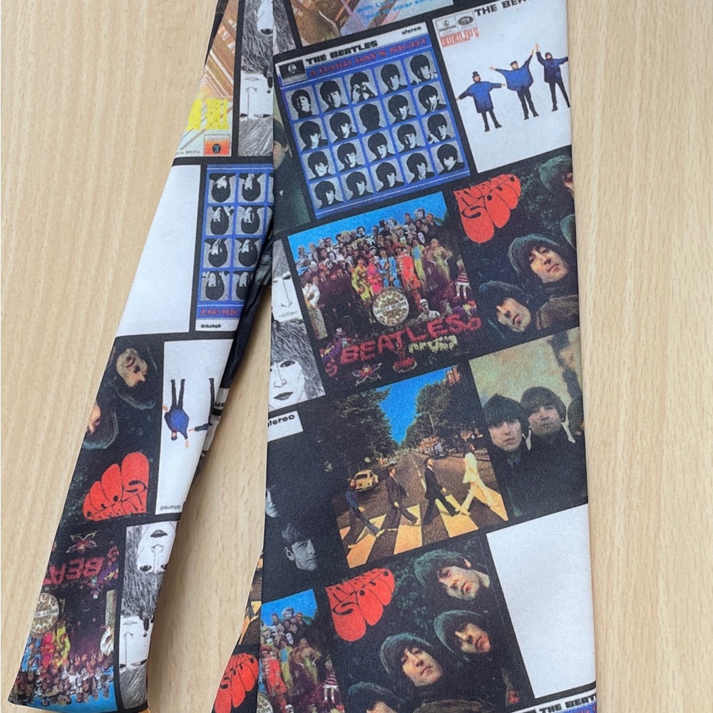 Beatles Album Covers Neck Tie